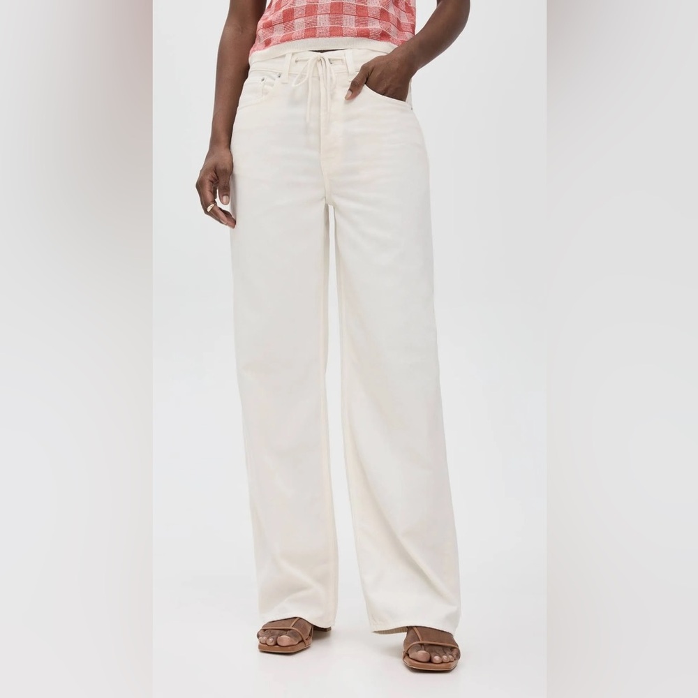 Madewell Low-Slung Baggy Jean Airy Denim
NU020 ivory wide leg coastal classic - Picture 2 of 16
